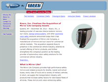 Tablet Screenshot of mirrorliteco.com